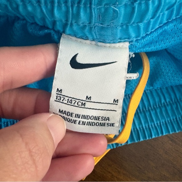 Nike Boys Medium Blue Swim Suit Bottoms Trunks Swim Summer Pool - Picture 4 of 8